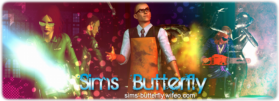 banniere sims butterfly
